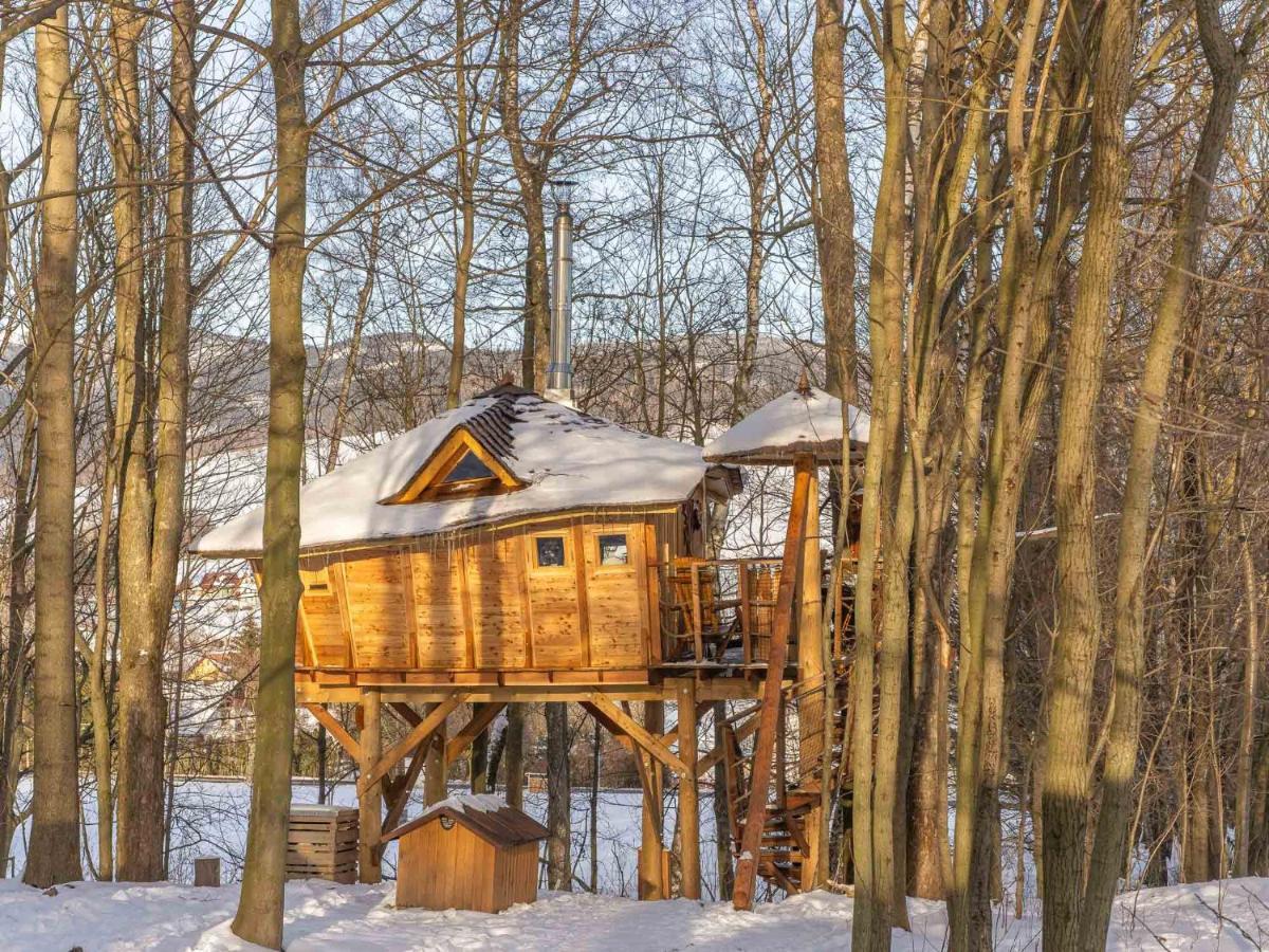 Treehous Sneznik S Wellness Otel Dolní Morava Dış mekan fotoğraf